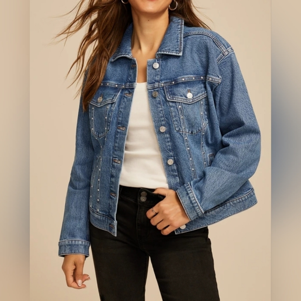 Maurices Women Blue Jean Jacket